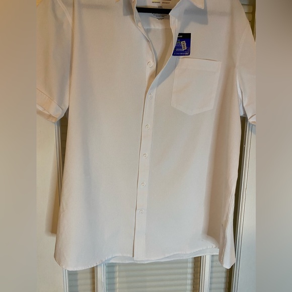 Mens XXL APT 9 Slim Fit White Performance Shirt - Picture 7 of 9